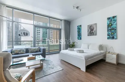 Apartment - 1 Bathroom for rent in Indigo Tower - JLT Cluster D - Jumeirah Lake Towers - Dubai