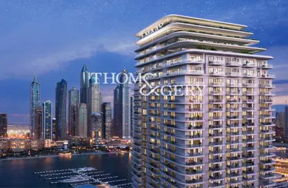 Apartment - 2 Bedrooms - 2 Bathrooms for sale in Beachgate by Address - EMAAR Beachfront - Dubai Harbour - Dubai