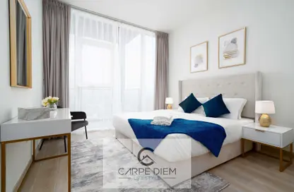 Room / Bedroom image for: Apartment - 1 Bedroom - 1 Bathroom for rent in Bloom Towers B - Bloom Towers - Jumeirah Village Circle - Dubai, Image 1