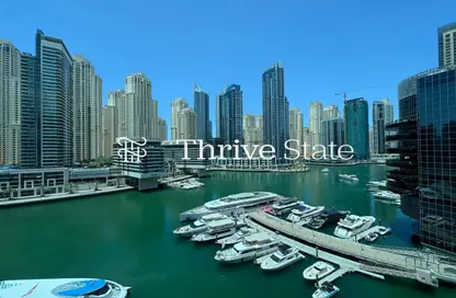 Apartment - 1 Bedroom - 2 Bathrooms for rent in Silverene Tower A - Silverene - Dubai Marina - Dubai