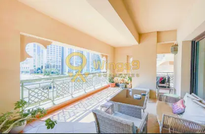 Apartment - 2 Bedrooms - 3 Bathrooms for rent in Golden Mile 4 - Golden Mile - Palm Jumeirah - Dubai