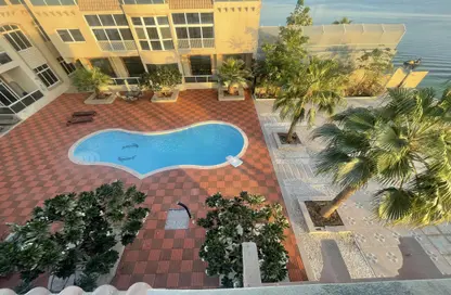 Pool image for: Apartment - 2 Bedrooms - 2 Bathrooms for rent in Binal Jesrain - Between Two Bridges - Abu Dhabi, Image 1