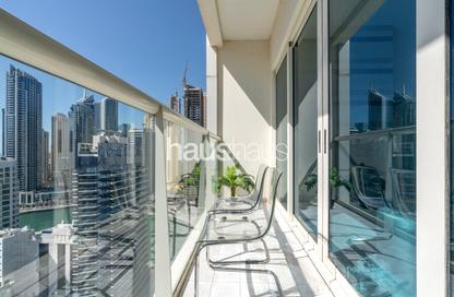 Apartment - 1 Bedroom - 2 Bathrooms for rent in Marina View Tower A - Marina View - Dubai Marina - Dubai