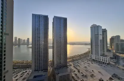 Apartment - 2 Bedrooms - 2 Bathrooms for rent in Al Hafeet Tower - Al Khan - Sharjah