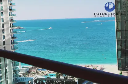 Apartment - 3 Bedrooms - 5 Bathrooms for rent in Al Fattan Marine Towers - Jumeirah Beach Residence - Dubai