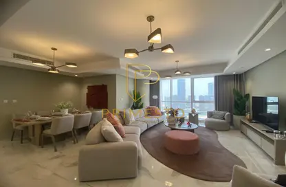 Apartment - 3 Bedrooms - 4 Bathrooms for rent in Leaf Tower - Tamouh - Al Reem Island - Abu Dhabi