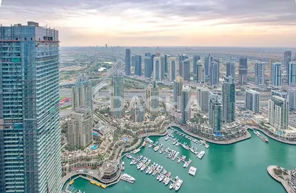 Penthouse - 4 Bedrooms - 5 Bathrooms for rent in Cayan Tower - Dubai Marina - Dubai