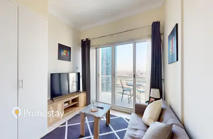 Apartment - 1 Bathroom for rent in Lake View Tower - JLT Cluster B - Jumeirah Lake Towers - Dubai