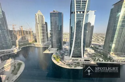 Office Space - Studio - 2 Bathrooms for rent in One Lake Plaza - JLT Cluster T - Jumeirah Lake Towers - Dubai