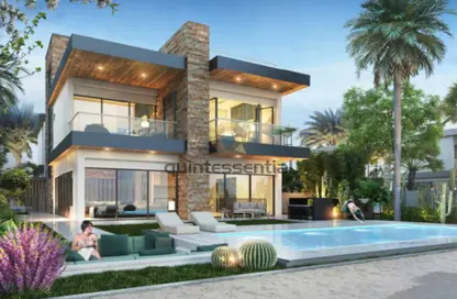 Townhouse - 5 Bedrooms - 5 Bathrooms for sale in Costa Brava 2 - Costa Brava at DAMAC Lagoons - Damac Lagoons - Dubai