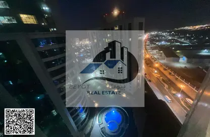 Apartment - 2 Bedrooms - 2 Bathrooms for rent in Orient Tower 1 - Orient Towers - Al Bustan - Ajman