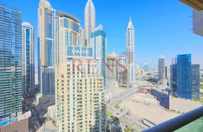 Apartment - 2 Bedrooms - 3 Bathrooms for rent in Al Murjan Building - Dubai Marina - Dubai