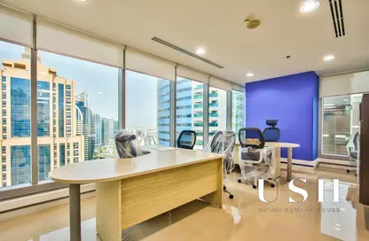 Office Space - Studio - 1 Bathroom for rent in Saba Towers - JLT Cluster Q - Jumeirah Lake Towers - Dubai