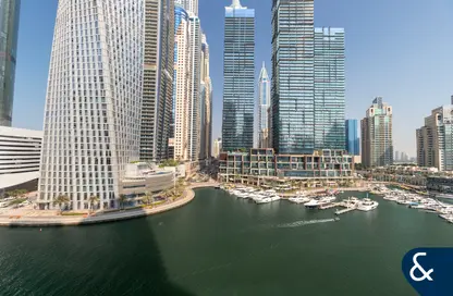 Apartment - 1 Bedroom - 2 Bathrooms for sale in Iris Blue - Dubai Marina - Dubai