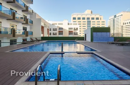 Apartment - Studio - 1 Bathroom for sale in Plazzo Heights - Jumeirah Village Circle - Dubai