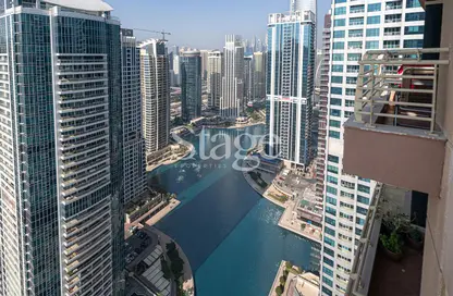 شقة - غرفة نوم - 2 حمامات للايجار في برج أيكون 1 - (JLT) مجمع M - أبراج بحيرة الجميرا - دبي