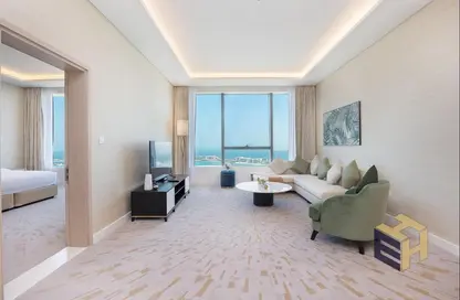 Apartment - 1 Bedroom - 2 Bathrooms for rent in The Palm Tower - Palm Jumeirah - Dubai