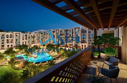 Duplex - 4 Bedrooms - 5 Bathrooms for sale in Bab Al Qasr Resort Residence - Masdar City - Abu Dhabi