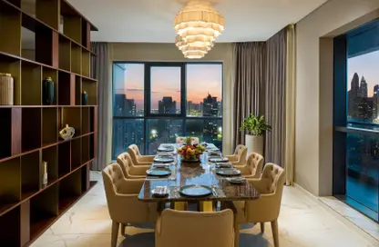 Dining Room image for: Penthouse - 4 Bedrooms - 5 Bathrooms for rent in Millennium Place Barsha Heights Hotel - Barsha Heights (Tecom) - Dubai, Image 1
