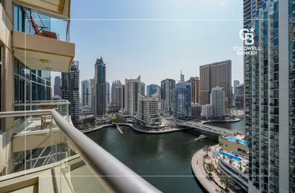 Apartment - 1 Bedroom - 2 Bathrooms for rent in Sanibel Tower - Park Island - Dubai Marina - Dubai