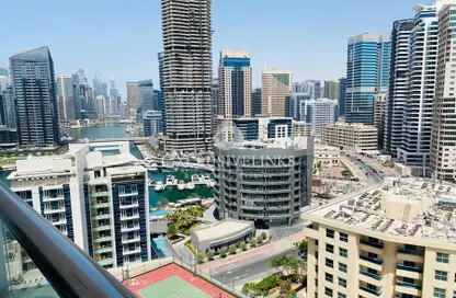 Apartment - 1 Bedroom - 2 Bathrooms for rent in DEC Tower 2 - DEC Towers - Dubai Marina - Dubai