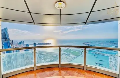 Penthouse - 4 Bedrooms - 5 Bathrooms for rent in Princess Tower - Dubai Marina - Dubai