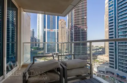 Apartment - 1 Bathroom for rent in Mövenpick Jumeirah Lakes Towers - Lake Almas West - Jumeirah Lake Towers - Dubai