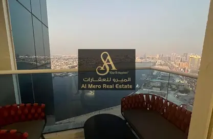 Apartment - 3 Bedrooms - 3 Bathrooms for rent in Orient Towers - Al Bustan - Ajman