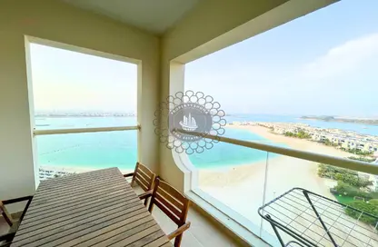 Apartment - 2 Bedrooms - 3 Bathrooms for rent in Al Haseer - Shoreline Apartments - Palm Jumeirah - Dubai