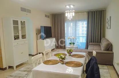Living / Dining Room image for: Apartment - 2 Bedrooms - 2 Bathrooms for rent in Marina Diamond 2 - Marina Diamonds - Dubai Marina - Dubai, Image 1