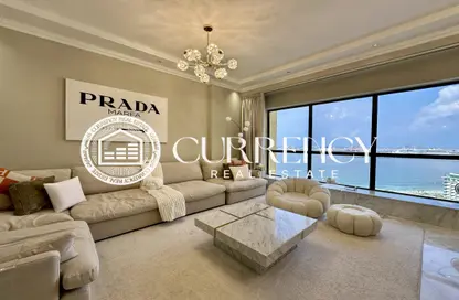 Apartment - 3 Bedrooms - 4 Bathrooms for rent in Rimal 4 - Rimal - Jumeirah Beach Residence - Dubai