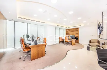 Office Space - Studio - 1 Bathroom for rent in Almas Tower - Lake Almas East - Jumeirah Lake Towers - Dubai