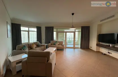 Apartment - 3 Bedrooms - 3 Bathrooms for rent in Abu Keibal - Shoreline Apartments - Palm Jumeirah - Dubai