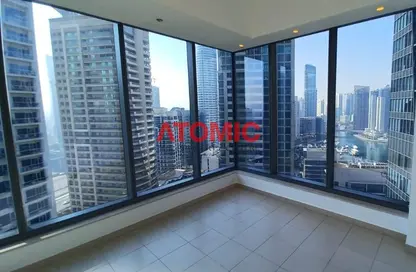 Apartment - 1 Bedroom - 2 Bathrooms for rent in Silverene Tower B - Silverene - Dubai Marina - Dubai