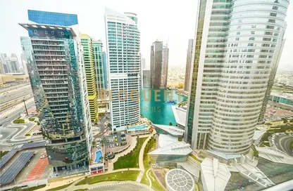 Apartment - 1 Bathroom for rent in Goldcrest Executive - JLT Cluster C - Jumeirah Lake Towers - Dubai