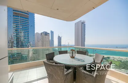 Apartment - 2 Bedrooms - 3 Bathrooms for rent in The Royal Oceanic - Oceanic - Dubai Marina - Dubai