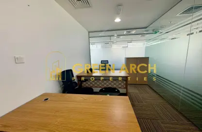 Office Space - Studio - 4 Bathrooms for rent in The Prime Tower - Business Bay - Dubai