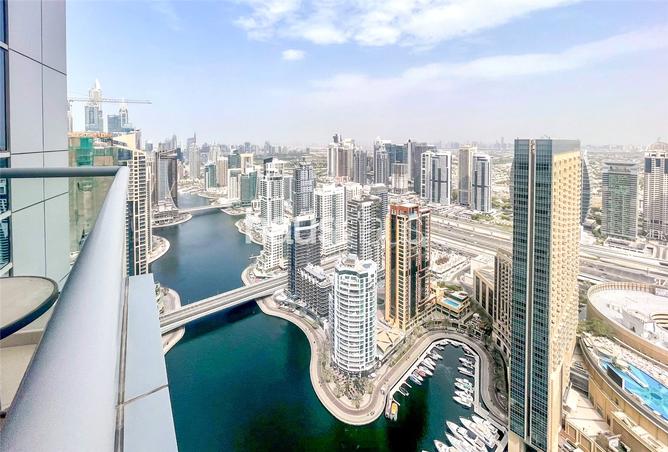 Apartment - 3 Bedrooms - 4 Bathrooms for rent in Bay Central East - Bay Central - Dubai Marina - Dubai