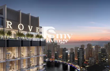 Apartment - 2 Bedrooms - 2 Bathrooms for sale in Rove Home Dubai Marina - Dubai Marina - Dubai