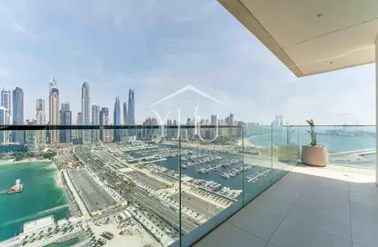 Apartment - 3 Bedrooms - 4 Bathrooms for rent in Marina Vista - EMAAR Beachfront - Dubai Harbour - Dubai