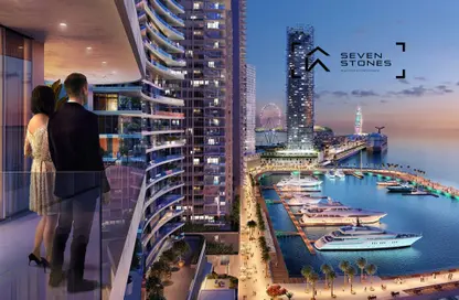 Apartment - 3 Bedrooms - 3 Bathrooms for sale in Seapoint - EMAAR Beachfront - Dubai Harbour - Dubai