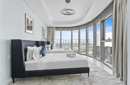 Apartment - 3 Bedrooms - 3 Bathrooms for rent in Paramount Tower Hotel  and  Residences - Business Bay - Dubai