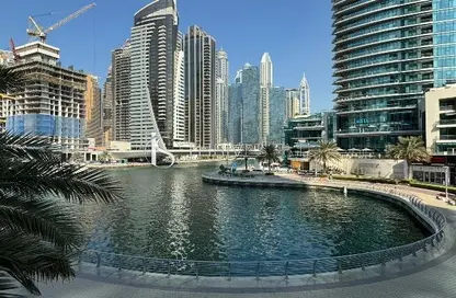 Apartment - 1 Bedroom - 2 Bathrooms for rent in Time Place Tower - Dubai Marina - Dubai