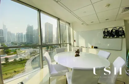 Office Space - Studio - 1 Bathroom for rent in Tiffany Tower - JLT Cluster W - Jumeirah Lake Towers - Dubai