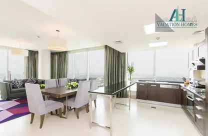 Hotel  and  Hotel Apartment - 2 Bedrooms - 3 Bathrooms for rent in Nassima Tower - Sheikh Zayed Road - Dubai