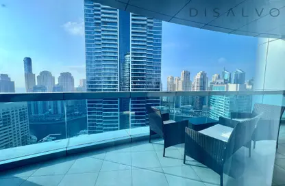 Apartment - 4 Bedrooms - 4 Bathrooms for rent in Horizon Tower - Dubai Marina - Dubai