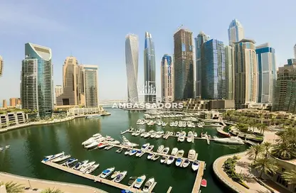 Apartment - 3 Bedrooms - 4 Bathrooms for rent in Al Habtoor Tower - Dubai Marina - Dubai