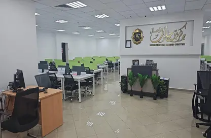 Office Space - Studio - 1 Bathroom for rent in Ajman Corniche Residences - Ajman Corniche Road - Ajman