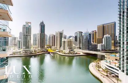 Apartment - 1 Bedroom - 2 Bathrooms for rent in Sanibel Tower - Park Island - Dubai Marina - Dubai