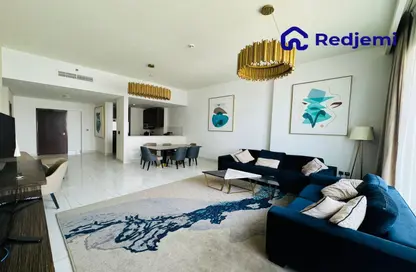 Apartment - 2 Bedrooms - 3 Bathrooms for rent in Palm View - Dubai Media City - Dubai